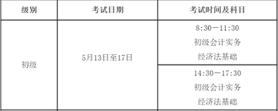 2023年河北省初級會計考試的時間已經確定為5月13日至17日進行，共10個批次